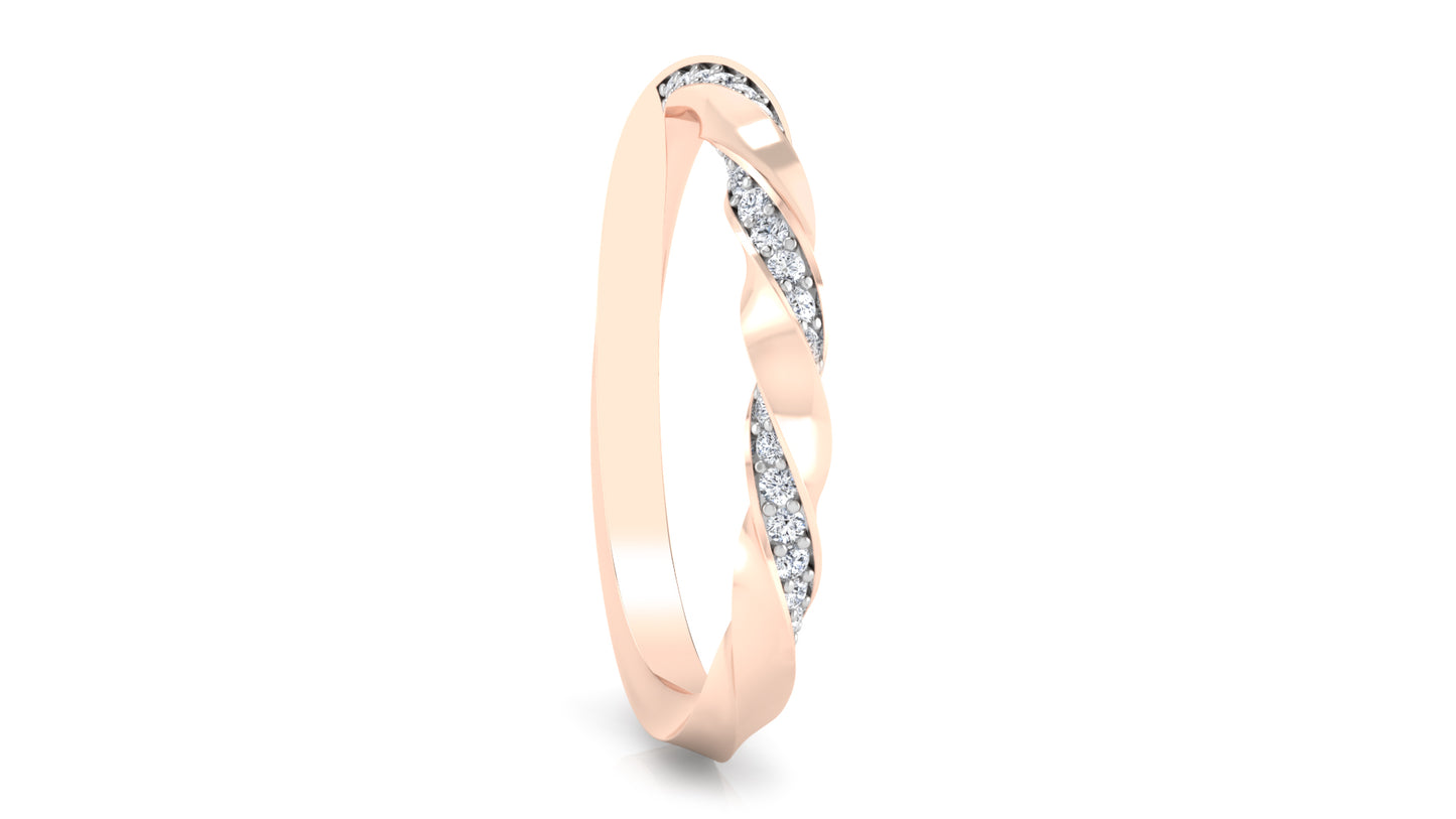 Magic Twist Diamond Ring