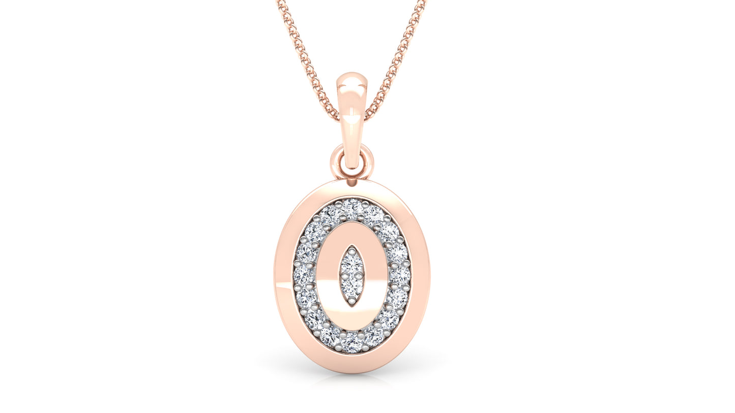 Elliptic Sheen Diamond Earrings And Pendant Set