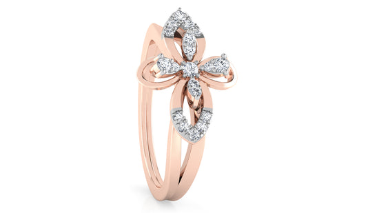 Flower Elixir Diamond Ring