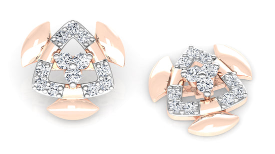 Exploding Beauty Diamond Earrings And Pendant Set