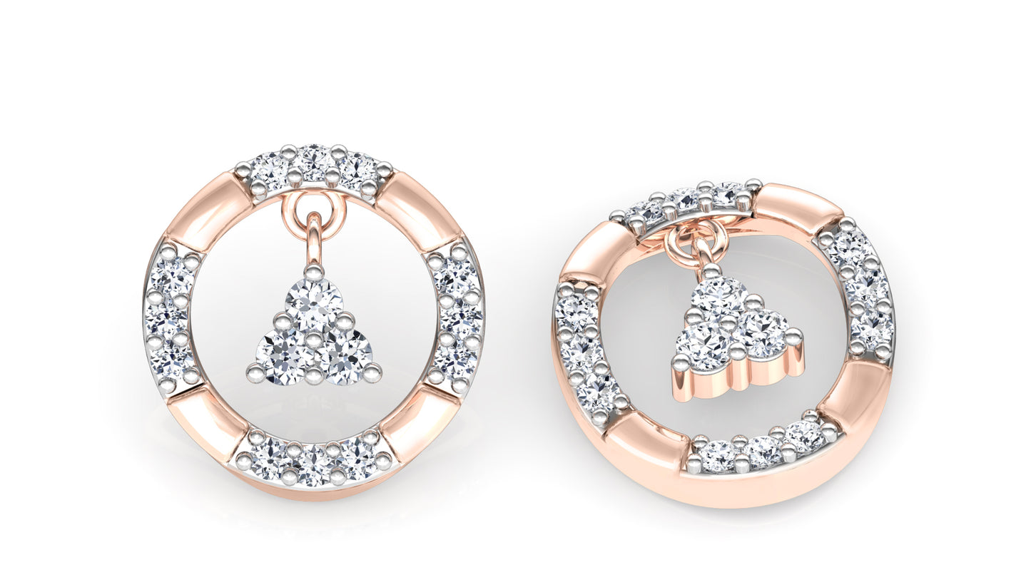 Ring a Bell Diamond Earrings