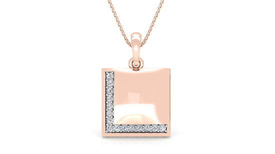 L' for Love Diamond Earrings And Pendant Set