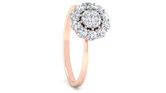 Petal Throng Diamond Ring