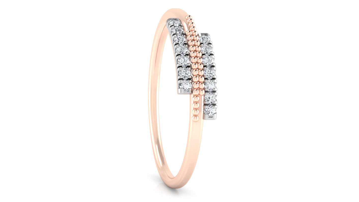 Sunkissed Bridge Diamond Ring