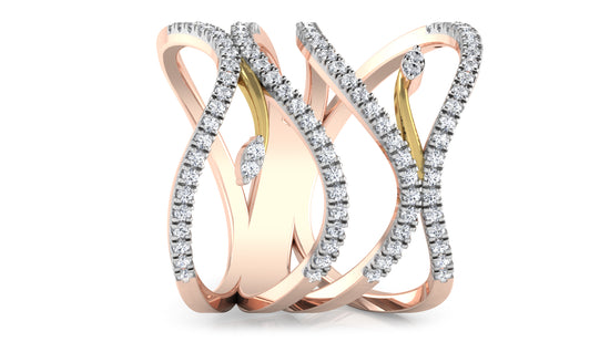 Serpent Duo Diamond Ring