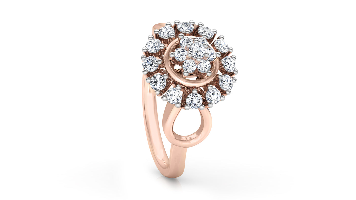 Flower Trek Diamond Ring