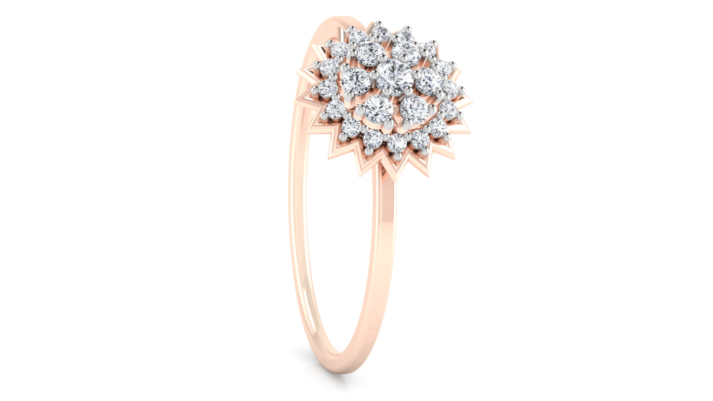 Crysanthemum Bliss Diamond Ring