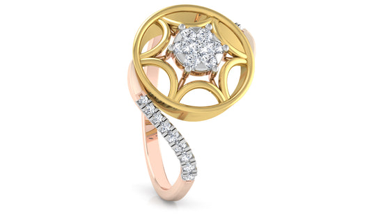 Moon Spritz Diamond Ring