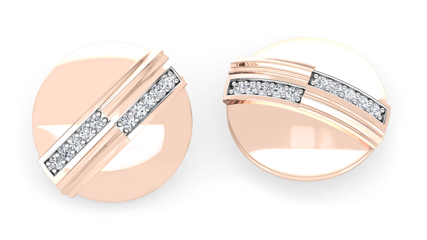 Sand Dune Diamond Earrings And Pendant Set