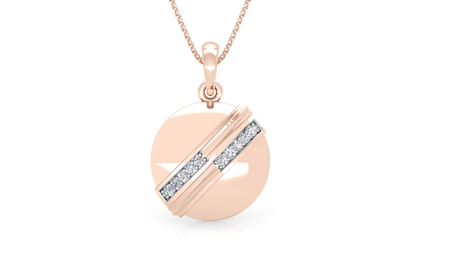 Sand Dune Diamond Earrings And Pendant Set