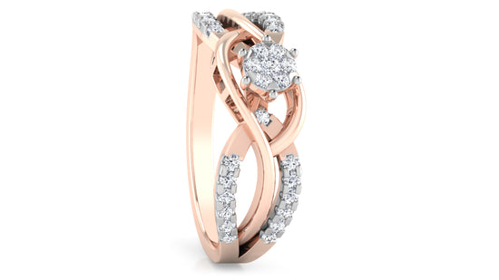 The Helix Effect Diamond Ring