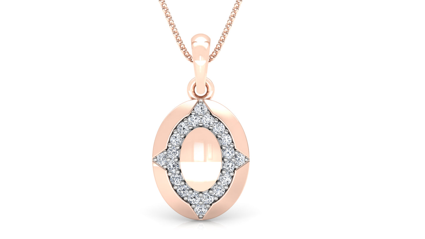 Heavenly Celestials Diamond Earrings And Pendant Set