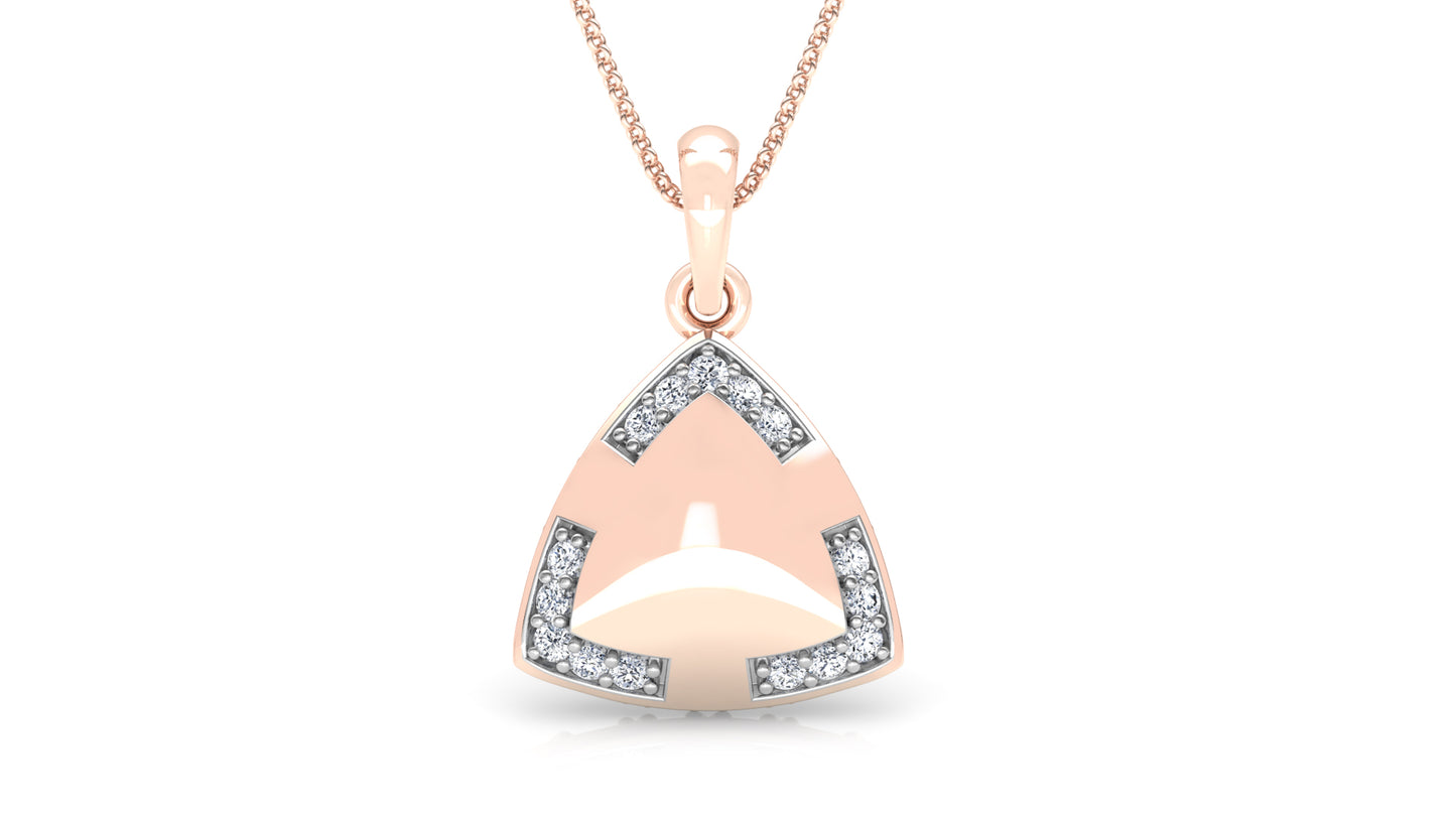 Spade Raid Diamond Earrings And Pendant Set