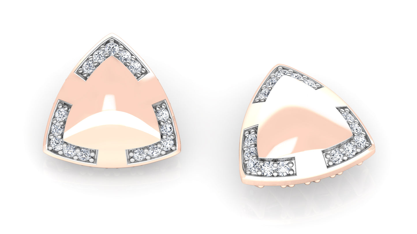 Spade Raid Diamond Earrings And Pendant Set