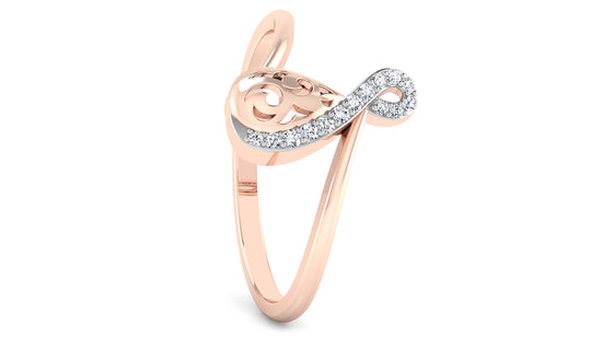 Musical Waves Diamond Ring