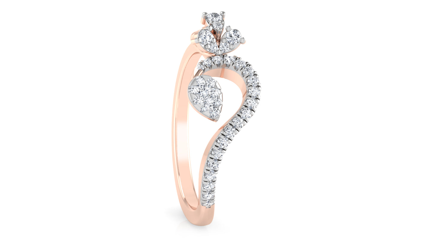 Pleasure Peak Diamond Ring