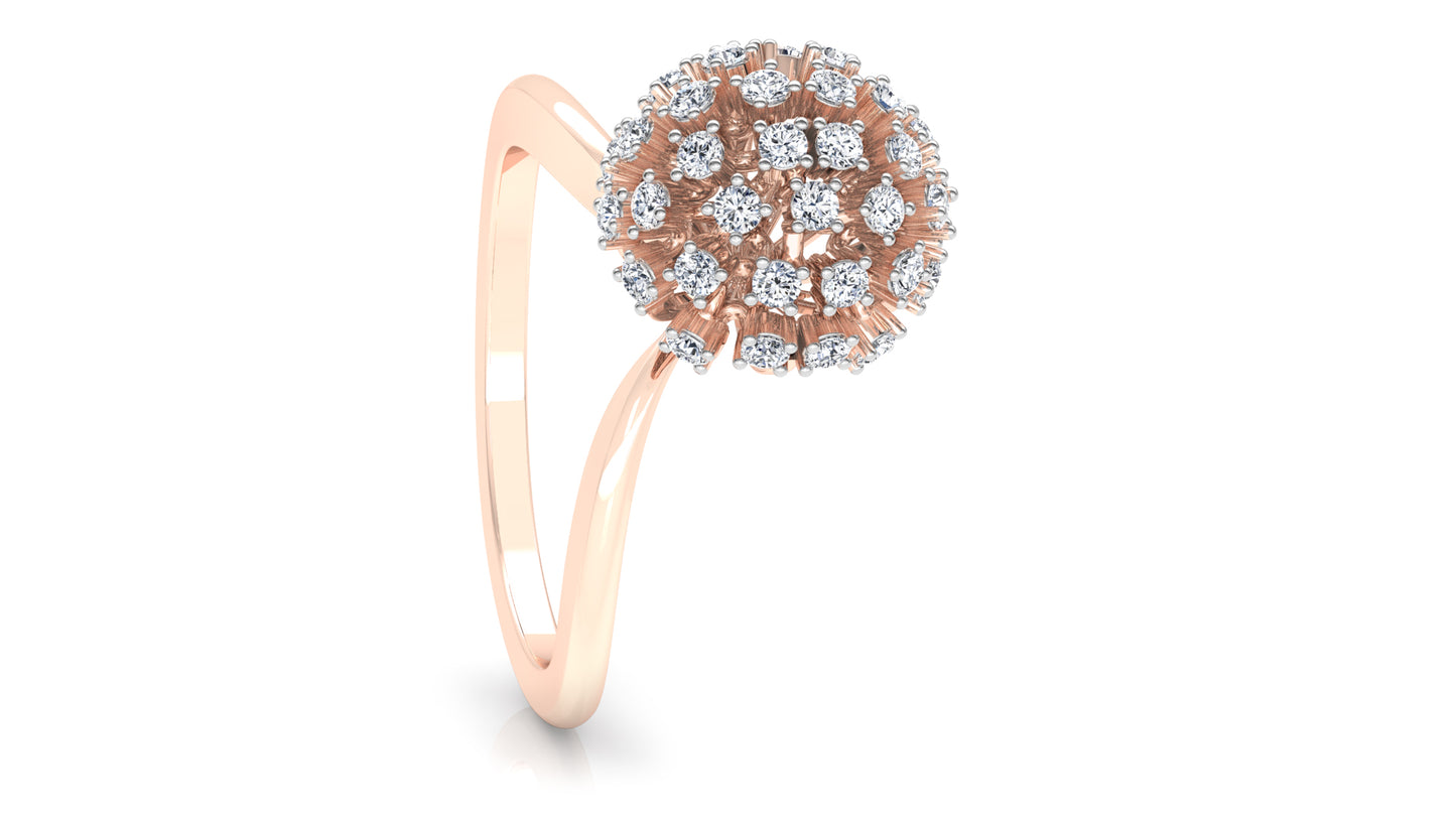 Clump Beauty Diamond Ring