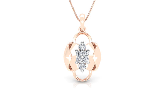 Resplendent Jewel Diamond Earrings And Pendant Set