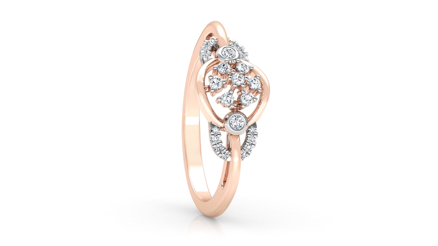 Floral Sook Diamond Ring