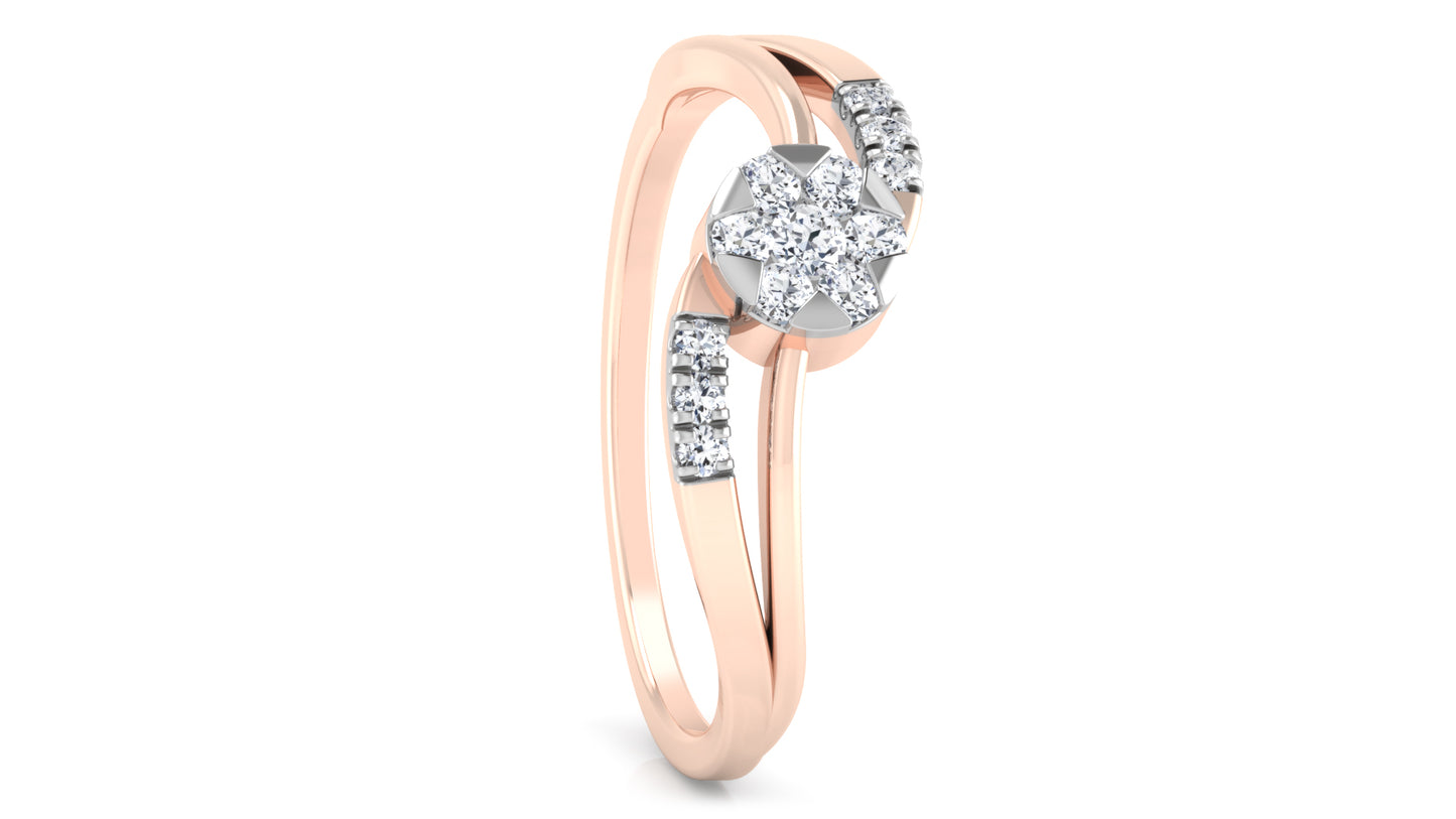 Rising Star Diamond Ring