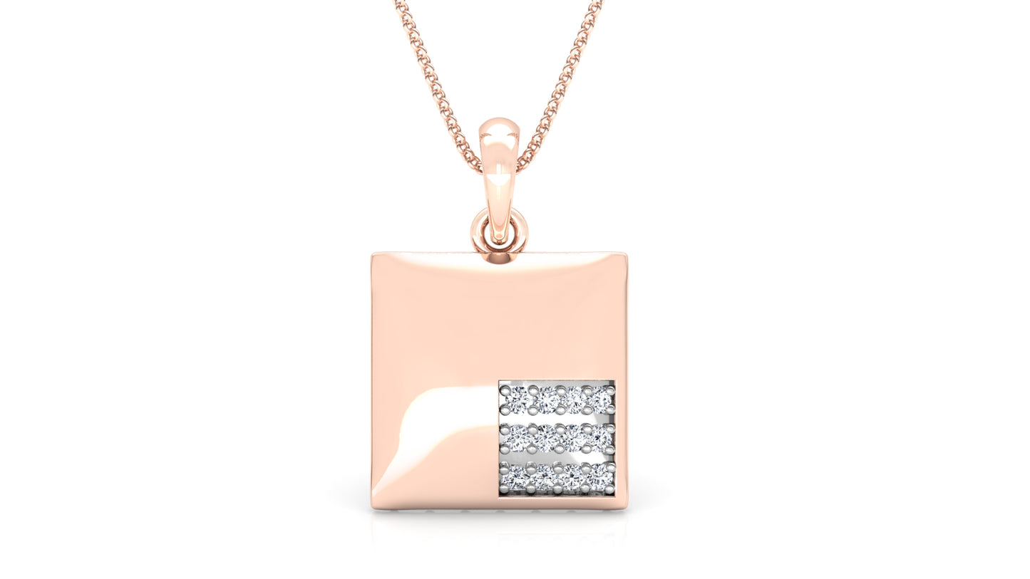 L' for Love Diamond Earrings And Pendant Set