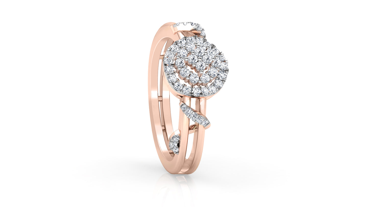 Center of Attraction Diamond Ring