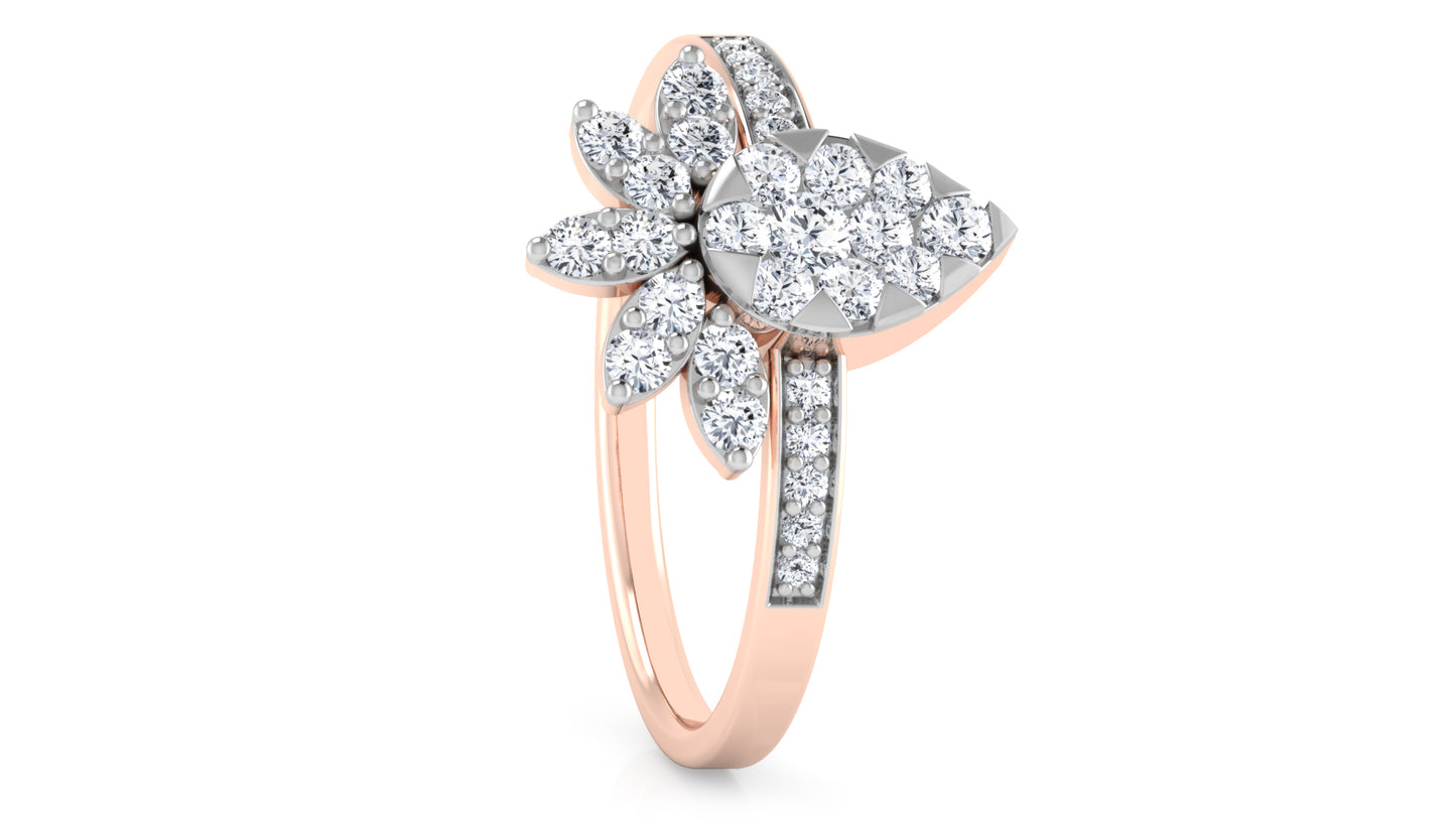 Lotus Wonder Diamond Ring