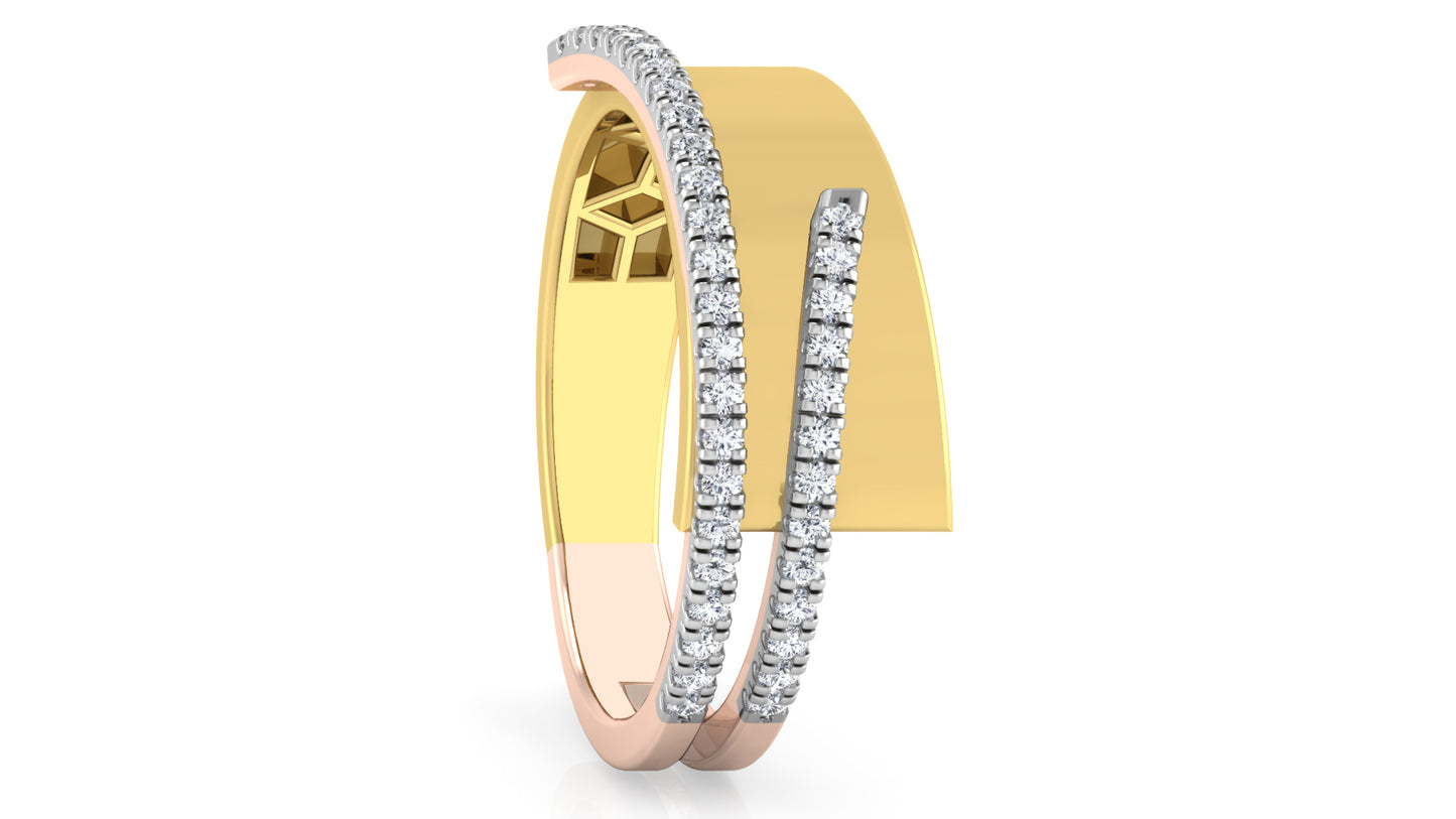 Cloud Scape Diamond Ring