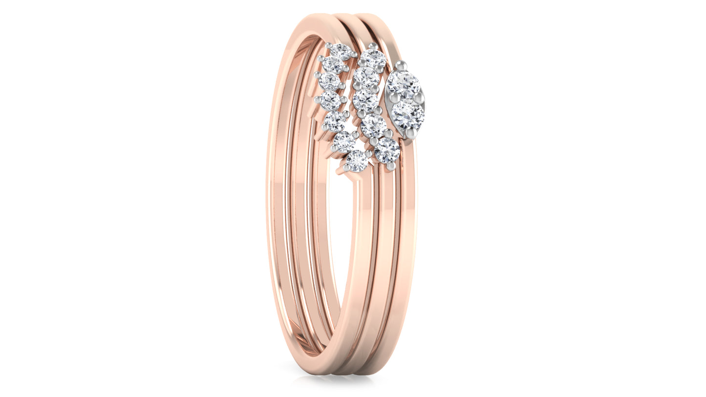 River Side Diamond Ring