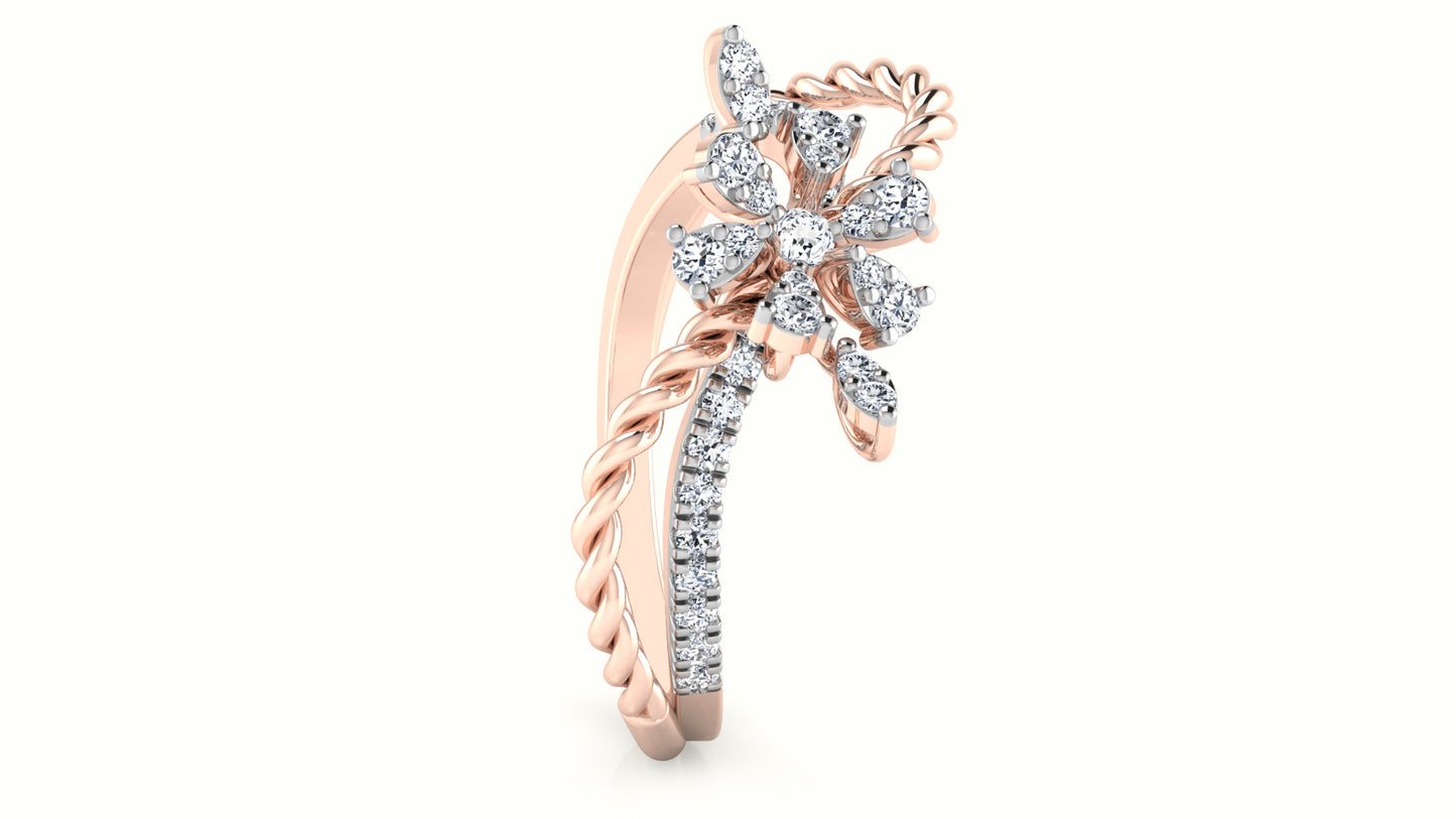 Entwined Bliss Diamond Ring