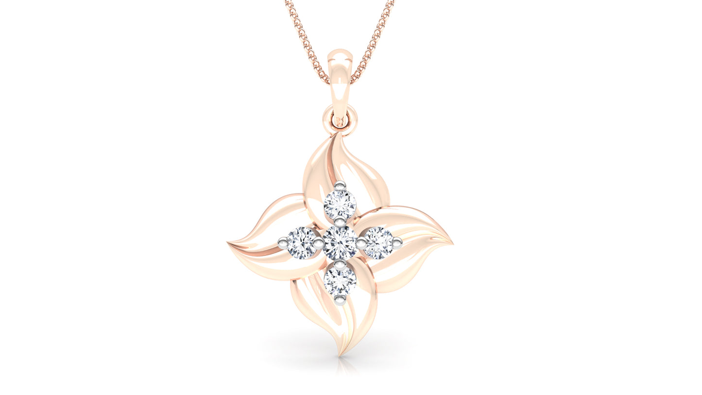 Coriflora Scotti Diamond Earrings And Pendant Set