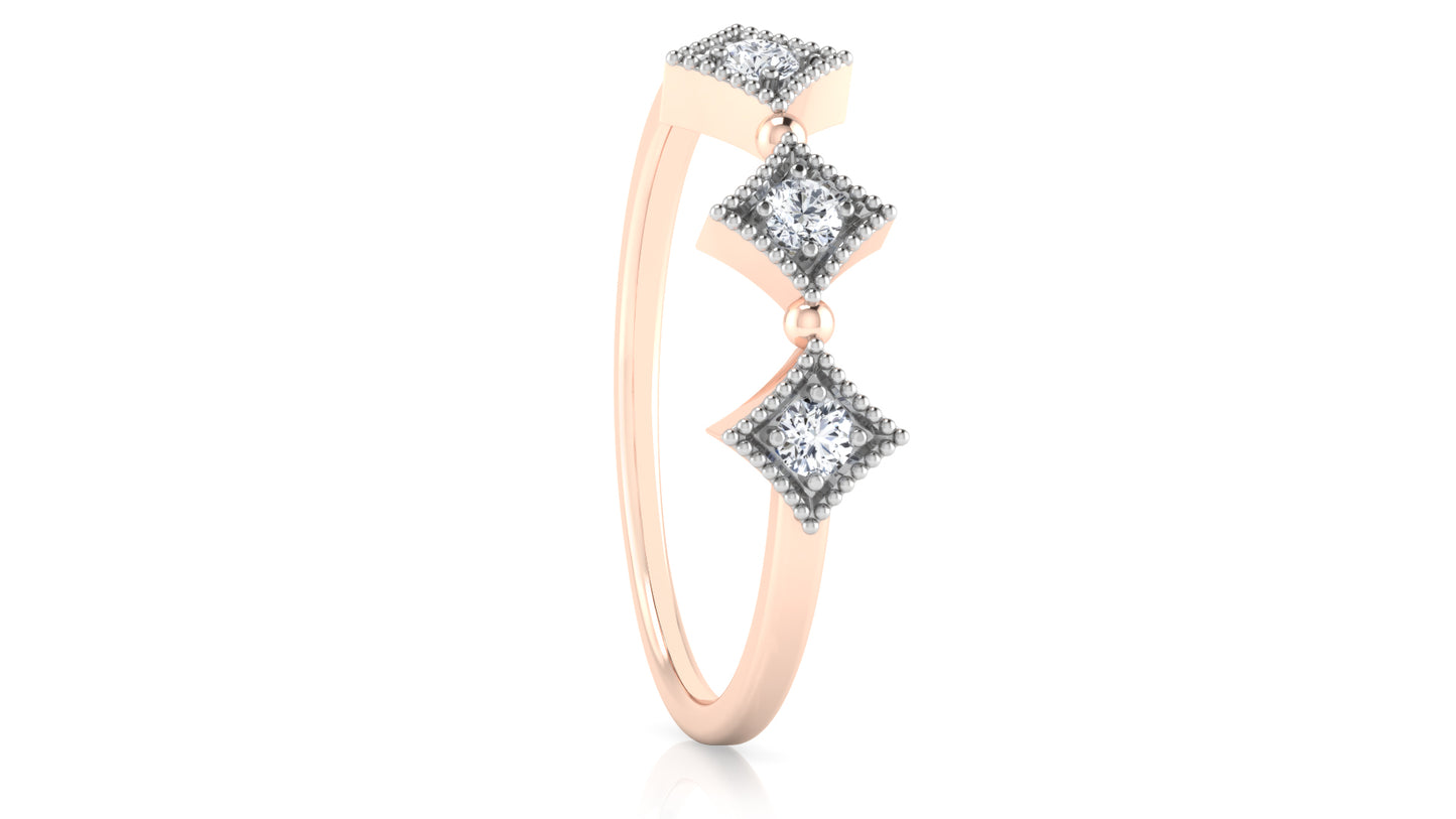 Trisqua Diamond Ring