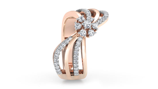 River Touch Diamond Ring