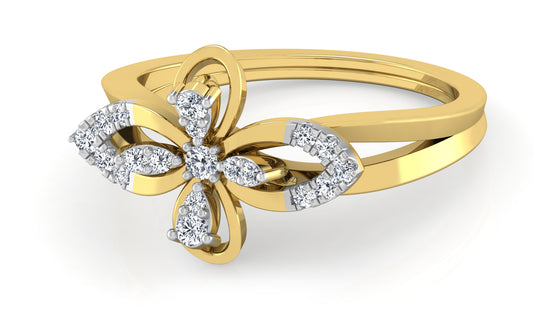 Flower Elixir Diamond Ring