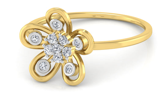 Miracle Flower Diamond Ring