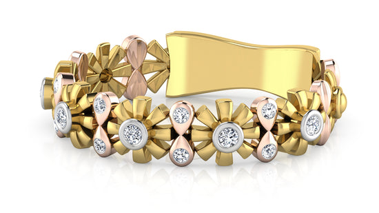 Floral Flabergast Diamond Ring