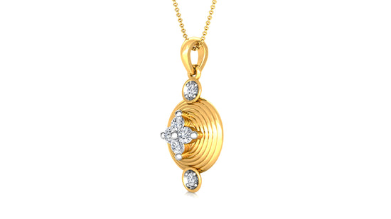 Hoop Hoop Diamond Earrings And Pendant Set