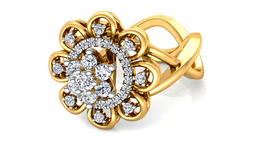 Floral Intricacy Diamond Ring