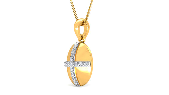 Ovoid Magic Diamond Earrings And Pendant Set