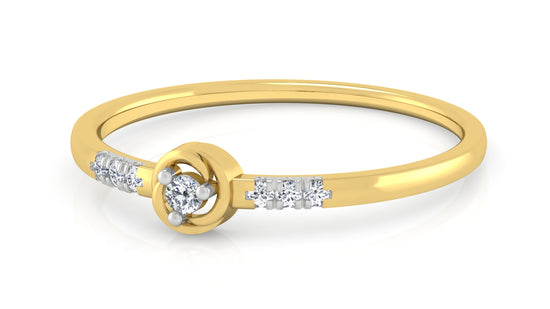 Dual Band Diamond Ring