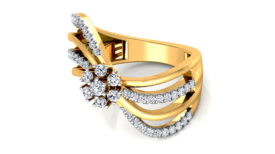 River Touch Diamond Ring