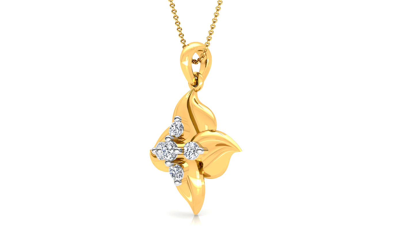 Coriflora Scotti Diamond Earrings And Pendant Set