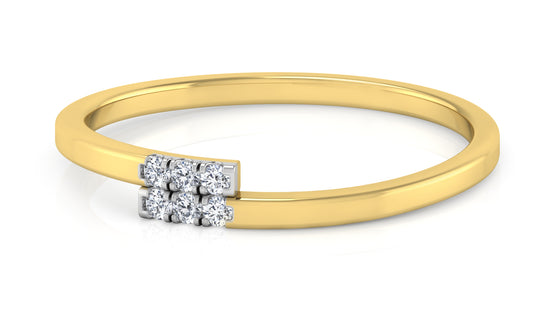 Diamonds Overlap Diamond Ring