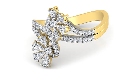 Floral Bash Diamond Ring