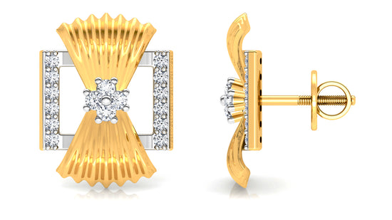 Statuesque Diamond Earrings And Pendant Set