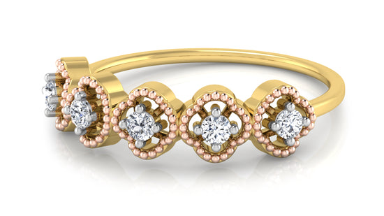 Flower March Diamond Ring