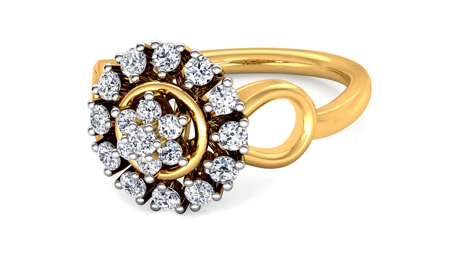 Flower Trek Diamond Ring