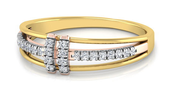 Trendy Bandy Diamond Ring