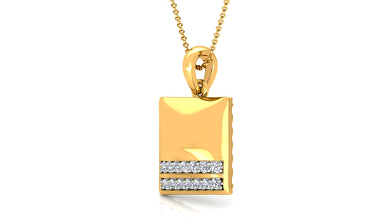 Equal Equal Diamond Earrings And Pendant SEt