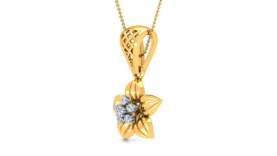 Flower Quest Diamond Earrings And Pendant Set